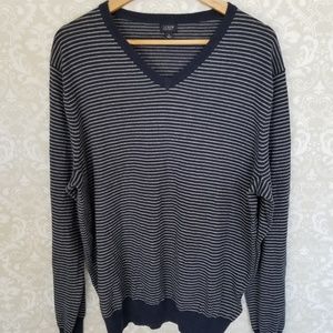 J. Crew cotton-cashmere v-neck sweater sz L